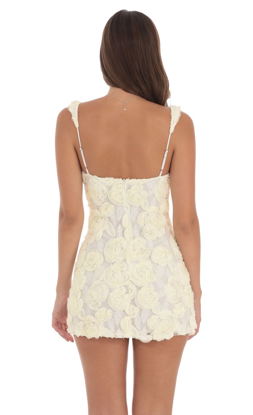 Picture Textured Floral Bodycon Dress in White. Source: https://media-img.lucyinthesky.com/data/product-media/850xAUTO/681d07c8-fe81-4b14-9d5f-94db2a3cc365.jpg