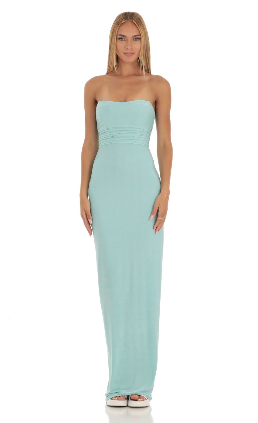 Picture Corset Strapless Dress in Mint Blue. Source: https://media-img.lucyinthesky.com/data/May23/850xAUTO/74411342-8dd6-4808-a4d9-3175dd862f9e.jpg