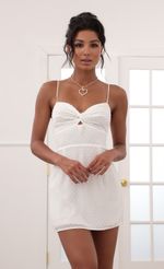 Picture of Front Twist Dress in Blue