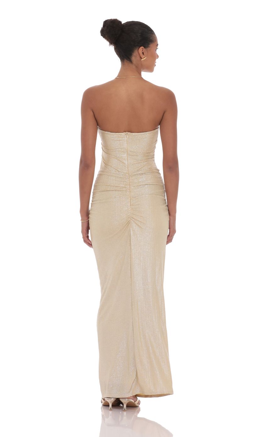 Picture Pointed Corset Maxi Dress in Gold. Source: https://media-img.lucyinthesky.com/data/product-media/850xAUTO/972ba979-0854-4160-9549-2366ef16358f.jpg
