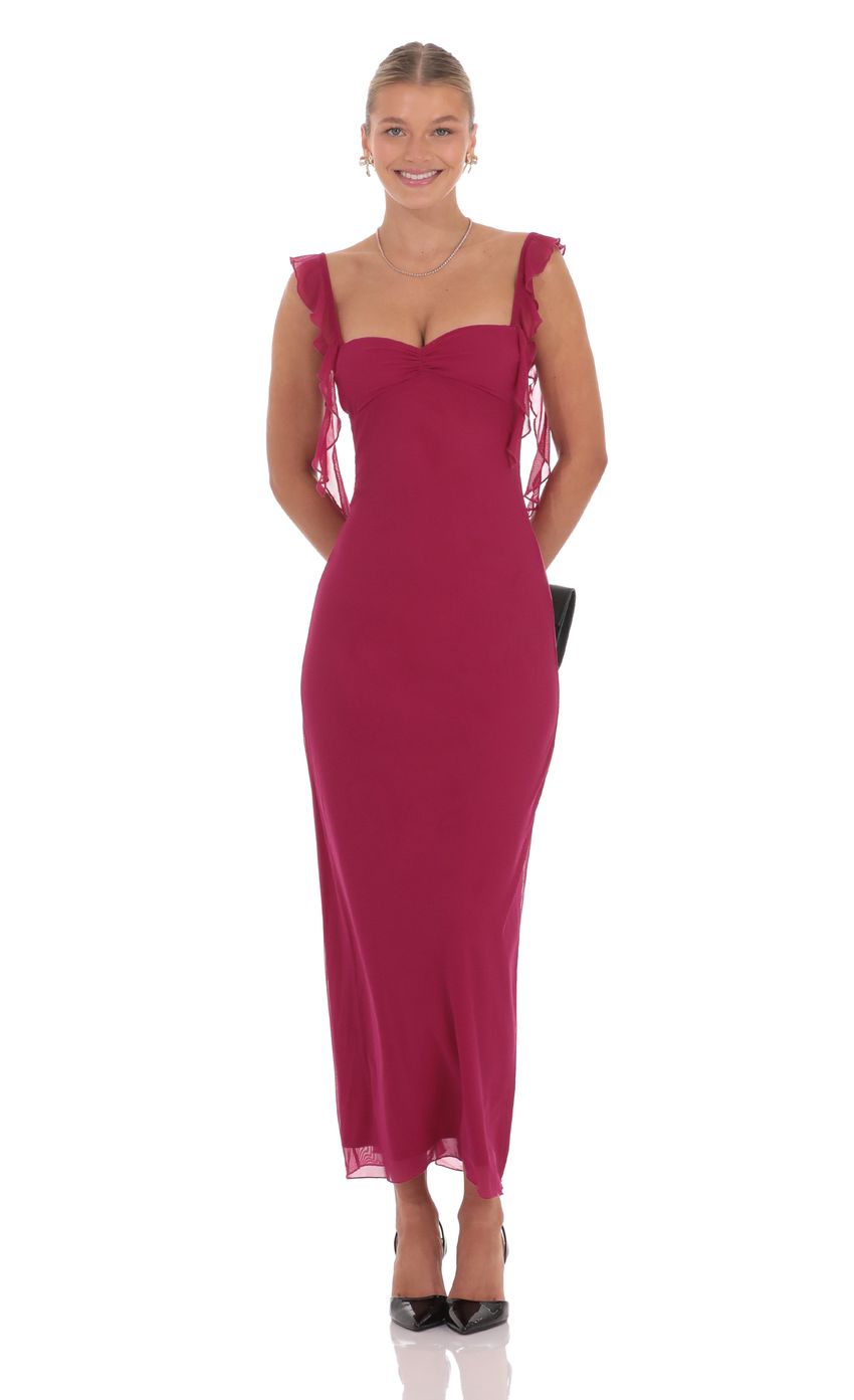 Picture Tassel Strap Maxi Dress in Magenta. Source: https://media-img.lucyinthesky.com/data/product-media/850xAUTO/cf2826de-ea33-4048-9710-b2852ffd462a.jpg