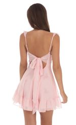 Picture of Chiffon Ruffle Strap Dress in White