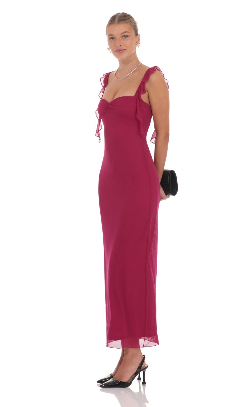 Picture Tassel Strap Maxi Dress in Magenta. Source: https://media-img.lucyinthesky.com/data/product-media/850xAUTO/f995c5ca-f9f7-448c-aa57-a4992b58d31b.jpg
